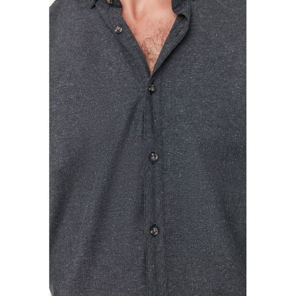 NWT Trendyol Men Slim Button placket Woven Shirt - Picture 5 of 9